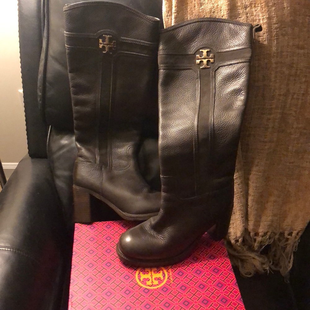 Tory Burch Riding Boots size 8.5
